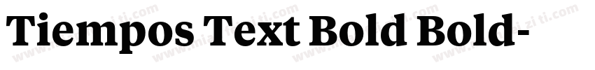 Tiempos Text Bold Bold字体转换